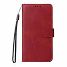 For iPhone 16 Plus Classic Calf Texture Flip Leather Phone Case(Red) - 2