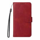 For iPhone 16 Classic Calf Texture Flip Leather Phone Case(Red) - 2