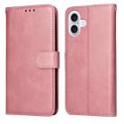 For iPhone 17 Classic Calf Texture Flip Leather Phone Case(Rose Gold) - 1