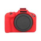 For Canon EOS R100 Glossy Soft Silicone Protective Case(Red) - 1