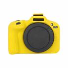 For Canon EOS R100 Glossy Soft Silicone Protective Case(Yellow) - 1