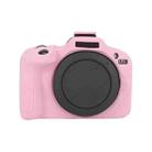 For Canon EOS R100 Glossy Soft Silicone Protective Case(Pink) - 1