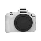 For Canon EOS R100 Glossy Soft Silicone Protective Case(White) - 1