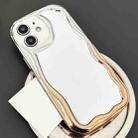 For iPhone 11 Gradient Wave Mirror TPU Phone Case(Gold) - 1