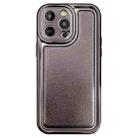 For iPhone 15 Pro Electroplating Frosted TPU Phone Case(Black) - 1