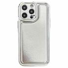 For iPhone 14 Pro Electroplating Frosted TPU Phone Case(Silver) - 1