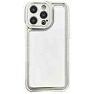 For iPhone 15 Pro Electroplating Mirror TPU Phone Case(Silver) - 1