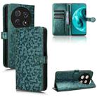 For Huawei nova 12i 4G Honeycomb Dot Texture Leather Phone Case(Green) - 1