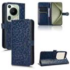 For Huawei Pura 70 Pro / Pro+ Honeycomb Dot Texture Leather Phone Case(Blue) - 1