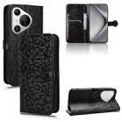 For Huawei Pura 70 Honeycomb Dot Texture Leather Phone Case(Black) - 1