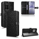 For Huawei nova 13 Pro 5G Honeycomb Dot Texture Leather Phone Case(Black) - 1