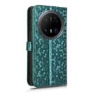 For Huawei Mate 70 Pro / 70 Pro+ Honeycomb Dot Texture Leather Phone Case(Green) - 3