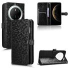 For Huawei Mate 70 Honeycomb Dot Texture Leather Phone Case(Black) - 1