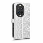 For Huawei nova 14 Honeycomb Dot Texture Leather Phone Case(Silver) - 3