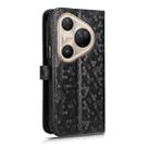 For Huawei Pura 80 Ultra 5G Honeycomb Dot Texture Leather Phone Case(Black) - 3