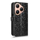 For Huawei Pura 80 5G Honeycomb Dot Texture Leather Phone Case(Black) - 3