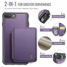 For iPhone 8 Plus / 7 Plus / 6 Plus JEEHOOD J05 Business Magnetic Style RFID Leather Phone Case(Purple) - 2