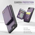 For iPhone 8 Plus / 7 Plus / 6 Plus JEEHOOD J05 Business Magnetic Style RFID Leather Phone Case(Purple) - 3