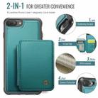 For iPhone 8 Plus / 7 Plus / 6 Plus JEEHOOD J05 Business Magnetic Style RFID Leather Phone Case(Blue Green) - 2