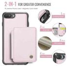 For iPhone 8 Plus / 7 Plus / 6 Plus JEEHOOD J05 Business Magnetic Style RFID Leather Phone Case(Pink) - 2