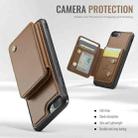 For iPhone 8 Plus / 7 Plus / 6 Plus JEEHOOD J05 Business Magnetic Style RFID Leather Phone Case(Brown) - 3