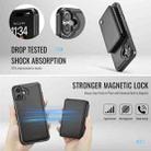 For iPhone 16 JEEHOOD J05 Business Magnetic Style RFID Leather Phone Case(Black) - 3