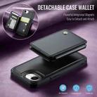 For iPhone 16e JEEHOOD J05 Business Magnetic Style RFID Leather Phone Case(Black) - 2