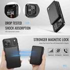 For iPhone 17 Pro JEEHOOD J05 Business Magnetic Style RFID Leather Phone Case(Black) - 3