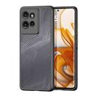 For Motorola Edge 50 DUX DUCIS Aimo Series TPU + PC Frosted Feel Phone Case(Black) - 1