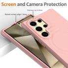 For Samsung Galaxy S24 Ultra 5G Wave Texture MagSafe Magnetic Liquid Silicone Phone Case(Pink) - 3