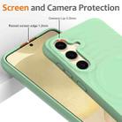 For Samsung Galaxy S24+ 5G Wave Texture MagSafe Magnetic Liquid Silicone Phone Case(Green) - 3