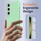 For Samsung Galaxy S23 5G Wave Texture MagSafe Magnetic Liquid Silicone Phone Case(Green) - 2