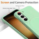 For Samsung Galaxy S23 5G Wave Texture MagSafe Magnetic Liquid Silicone Phone Case(Green) - 3