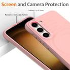 For Samsung Galaxy S23+ 5G Wave Texture MagSafe Magnetic Liquid Silicone Phone Case(Pink) - 3