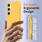 For Samsung Galaxy S23 FE 5G Wave Texture MagSafe Magnetic Liquid Silicone Phone Case(Yellow) - 2