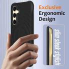 For Samsung Galaxy S24 FE 5G Wave Texture MagSafe Magnetic Liquid Silicone Phone Case(Black) - 2