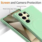 For Samsung Galaxy S25 Ultra 5G Wave Texture MagSafe Magnetic Liquid Silicone Phone Case(Green) - 3