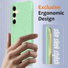 For Samsung Galaxy S25+ 5G Wave Texture MagSafe Magnetic Liquid Silicone Phone Case(Green) - 2