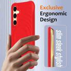 For Samsung Galaxy S25+ 5G Wave Texture MagSafe Magnetic Liquid Silicone Phone Case(Red) - 2