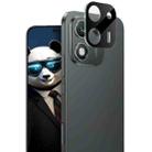 For Honor X70i imak High Definition Integrated Glass Lens Film Black Version - 1