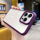 For iPhone 12 Pro Max Full Protection Shockproof TPU + PC Phone Case(Purple) - 1