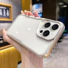 For iPhone 13 Pro Max Electroplating TPU Frame Hybrid PC Phone Case(Silver) - 1