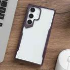 For Samsung Galaxy S24+ 5G Electroplating TPU Frame Hybrid PC Phone Case(Purple) - 1