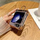 For Samsung Galaxy Z Flip6 5G Electroplated PC Starry Sky Glitter Shockproof Phone Case with Ring(Black) - 3