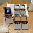 For Samsung Galaxy Z Flip6 5G Electroplated PC Starry Sky Glitter Shockproof Phone Case with Ring(Purple) - 2