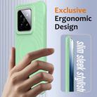 For Xiaomi 14 Pro Wave Texture MagSafe Magnetic Liquid Silicone Phone Case(Green) - 2