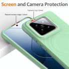 For Xiaomi 14 Pro Wave Texture MagSafe Magnetic Liquid Silicone Phone Case(Green) - 3