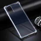 For Samsung Galaxy Note20 Four-Corner Anti-Drop Ultra-Thin TPU Case(Transparent) - 1