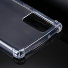 For Samsung Galaxy Note20 Four-Corner Anti-Drop Ultra-Thin TPU Case(Transparent) - 4