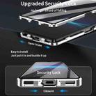 For Sony Xperia 1 VII HD Magnetic Metal Tempered Glass Phone Case(Silver) - 2